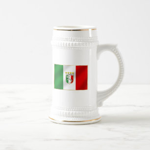 Italien 4 setzt Zeit Weltmeister-Shirts und Bierglas