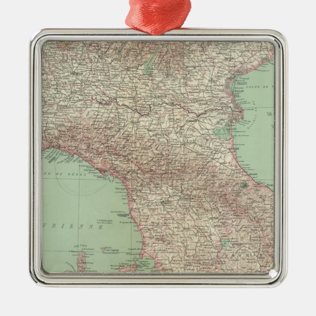 Italien 7 silbernes ornament (Vorne)