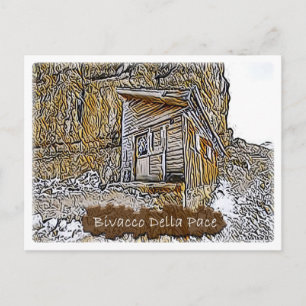 Italien - Alphütte Bivacco Della Pace - Dolomiti - Postkarte