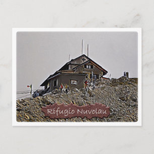 Italien - Alphütte Nuvolau - Dolomiti - Postkarte