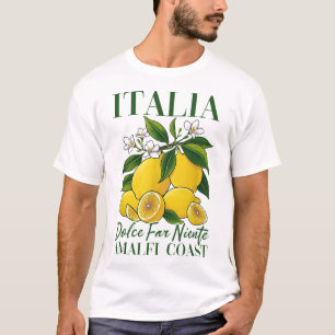 Italien Amalfi Küste Lemon Souvenier Italia T-Shirt