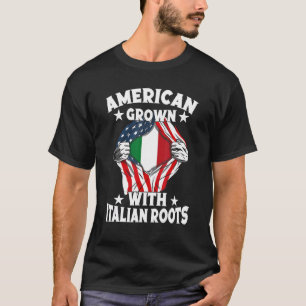 Italien amerikanisches Wachstum mit italienischen T-Shirt