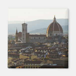 Italien, Ansicht von Florenz mit Basilica di Sankt Magnet