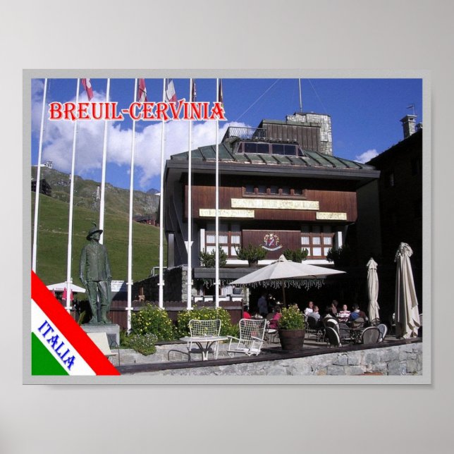 Italien - Aostatal - Breuil-Cervinia - Poster (Vorne)