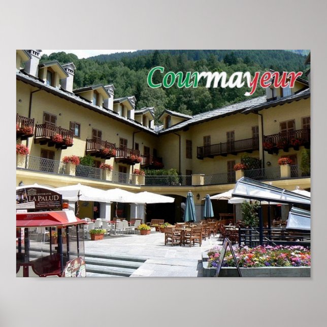 Italien - Aostatal - Courmayeur - Poster (Vorne)