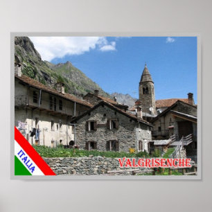 Italien - Aostatal - Valgrisenche - Poster