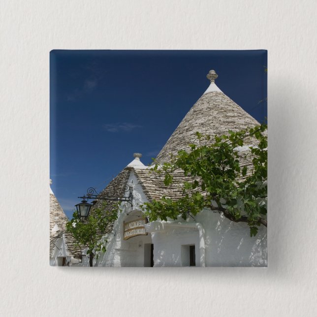 Italien, Apulien, Alberobello, Terra dei Trulli, 2 Button (Vorderseite)