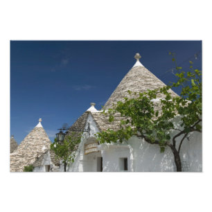 Italien, Apulien, Alberobello, Trulli-Land, 2 Fotodruck
