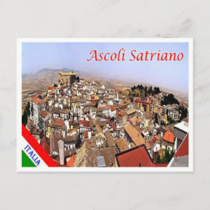Italien - Apulien - Ascoli Satriano - Postkarte