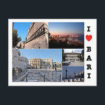 Italien - Apulien - Bari - I Liebe - Postkarte<br><div class="desc">Hier finden Sie das Andenken Ihres Urlaubs. Diese Kategorie enthält Souvenirs von vielen Orten in Europa - Italien - Apulien - Bari - I Liebe. Erleben Sie Freunde und Verwandte mit den einzigartigen Souvenirs von Ihrer großartigen Reise! Probier uns!</div>