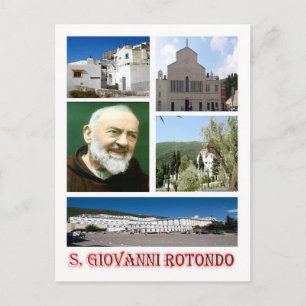 Italien - Apulien - Foggia - S.G.Rotondo - Mosaik  Postkarte