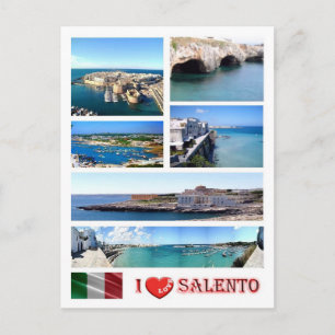 Italien - Apulien - Salento - I Liebe - Postkarte
