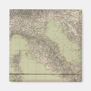 Italien Atlas Karte Magnet
