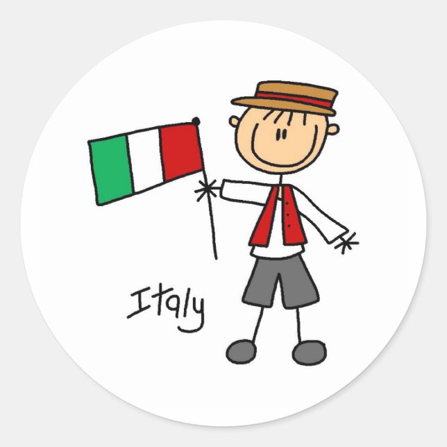 Italien Aufkleber (Vorderseite)