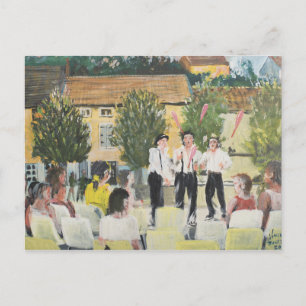 Italien Ausführende Laignes Frankreich. 2006 Postkarte