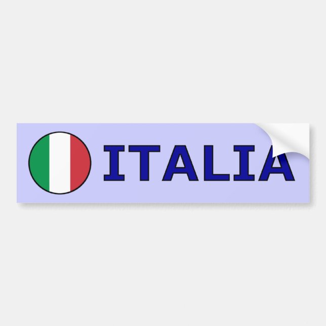 Italien Autoaufkleber (Vorne)