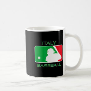 Italien Baseball Fan Italienische Flagge Clic Euro Kaffeetasse