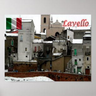 Italien - Basilicata - Lavello - Historisches Zent Poster