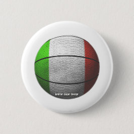 Italien Basketball Button