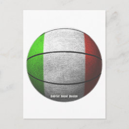 Italien Basketball Postkarte