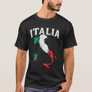 Italien Bedruckte Flagge T-Shirt