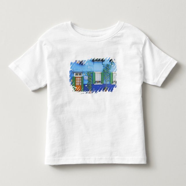 Italien, Burano. Ein buntes Haus in Burano in der  Kleinkind T-shirt (Vorderseite)