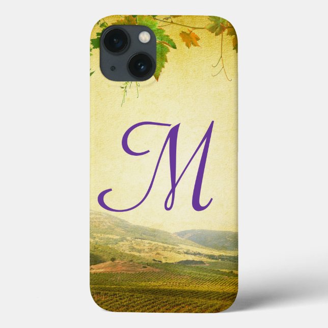Italien Campagne Winery Monogram Coque ipad (Verso)