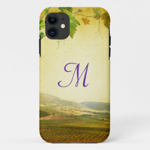 Italien Campagne Winery Monogram IPHONE 5 Coque