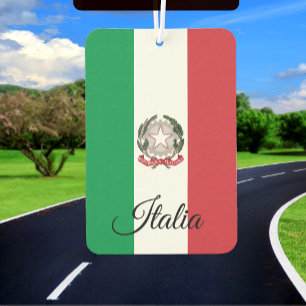 Italien Car Air Freshener, italienische Flagge Autolufterfrischer