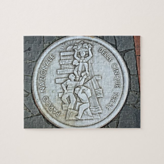 Italien - Cinque Terre Emblem - 8x10 - 110 pc (Horizontal)