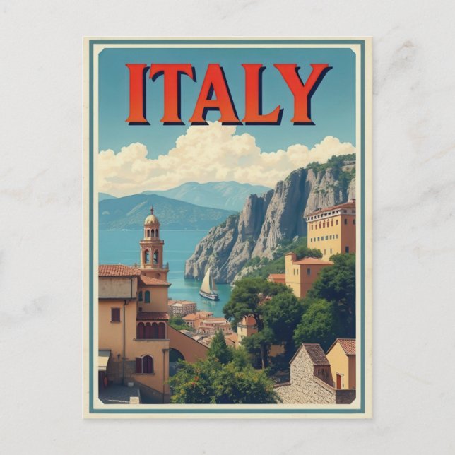 Italien Cinque Terre Italienische Küste Postkarte (Vorderseite)