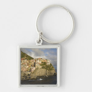 Italien, Cinque Terre, Manarola. Dorf auf der Klip Schlüsselanhänger