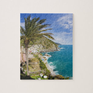 Italien, Cinque Terre, Vernazza, Hangstadt von