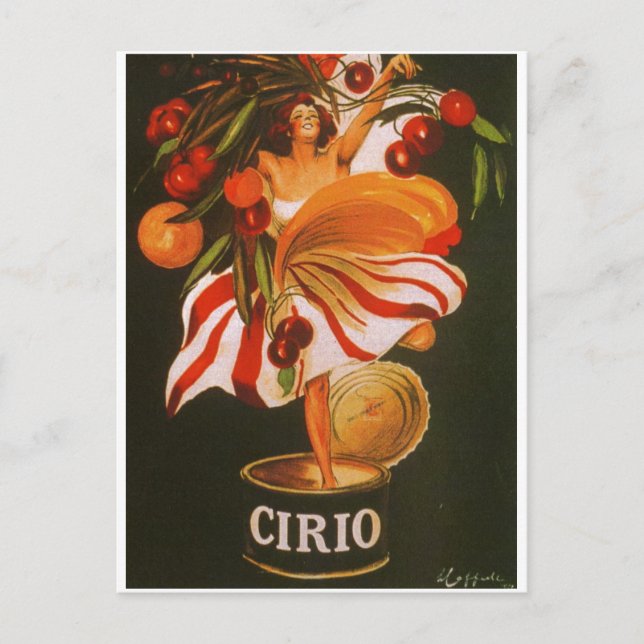Italien - Cirio Tomato Postkarte (Vorderseite)