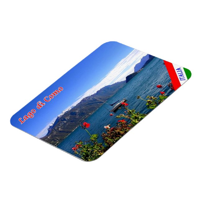 Italien - Comer See - Magnet (Linke Seite)