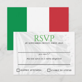 Italien Couple RSVP Karte