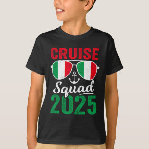 Italien Cruise Squad 2025 Sommerferien Matching F T-Shirt