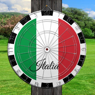 Italien Dartboard & Italian Flag Darts / Game Boar Dartscheibe