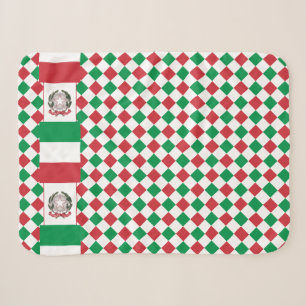 Italien Decke, Kunst, patriotisch, italienische Fl Sherpadecke