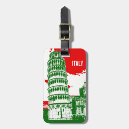Italien | der lehnende Turm von Pisa Gepäckanhänger