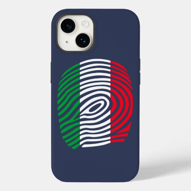 Italien DNA Case-Mate iPhone 14 Hülle (Rückseite)