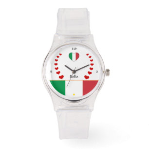 Italien Drapeau, Italia, montre de mode / Italie
