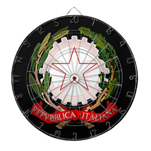 Italien Emblem Dark Dartscheibe