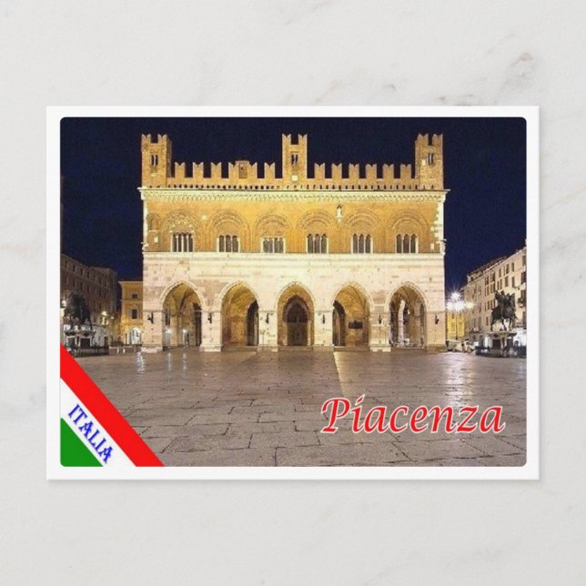 Italien - Emilia Romagna - Piacenza - Postkarte (Vorderseite)