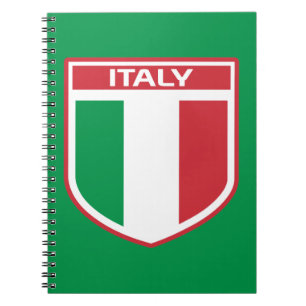 Italien - Entwurf für eine Flagge/ein Abzeichen Notizblock