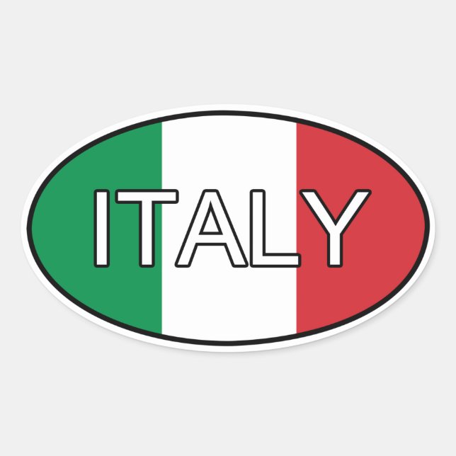 Italien Euro Sticker (Vorderseite)