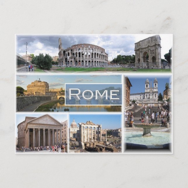 Italien, Europa, Rom, Roma, Postkarte (Vorderseite)