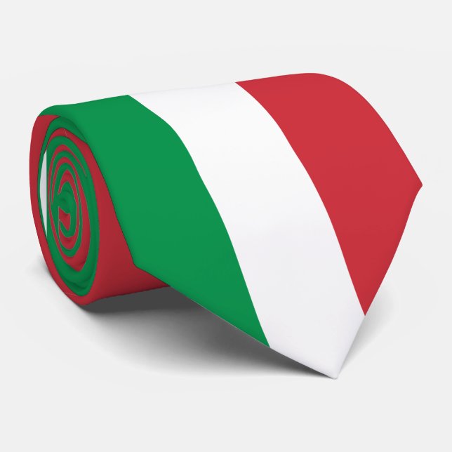 Italien Farben für Flaggen Krawatte (Gerollt)