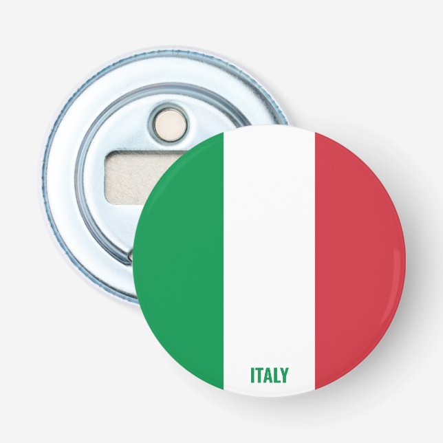 Italien Flag Patriotic Flaschenöffner (Vorderseite)