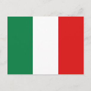 Italien Flag Postkarte